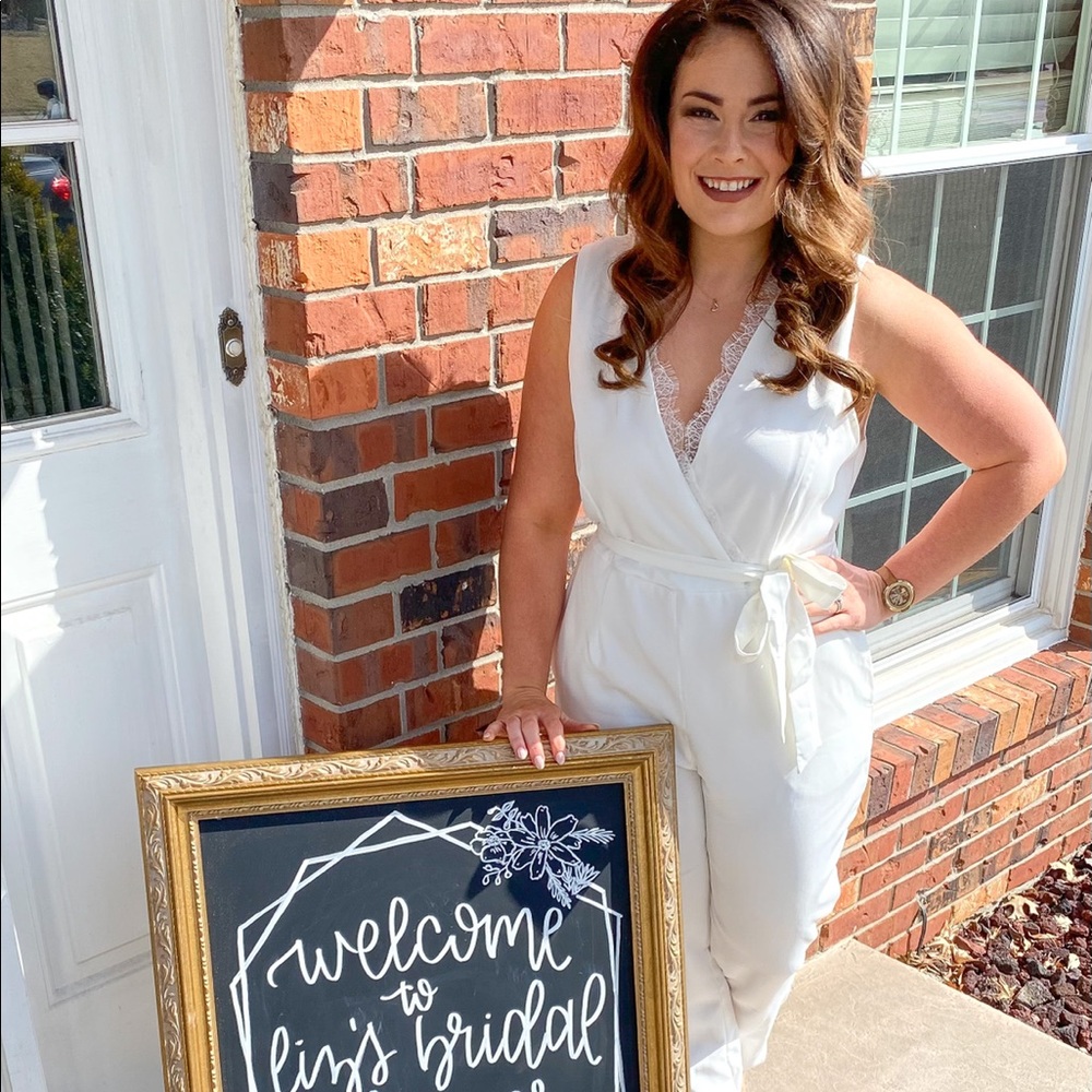 Eternal Ivory Stacy White Jumpsuit